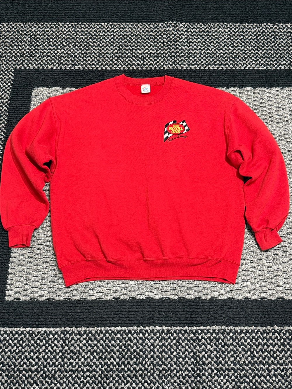 Vintage 90s Royal Oak Racing Jerzees Sweatshirt Men’s 2X Made USA NASCAR Retro